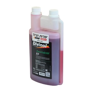שמן 2T אדום עם מדיד 1 ליטר DIVINOL