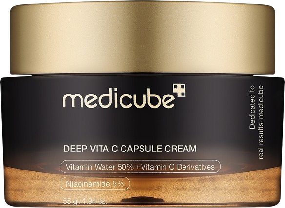 Medicube Deep Vita C Capsule Cream 55G מדיקיוב קרם קפסולה לפנים עם ויטמין סי