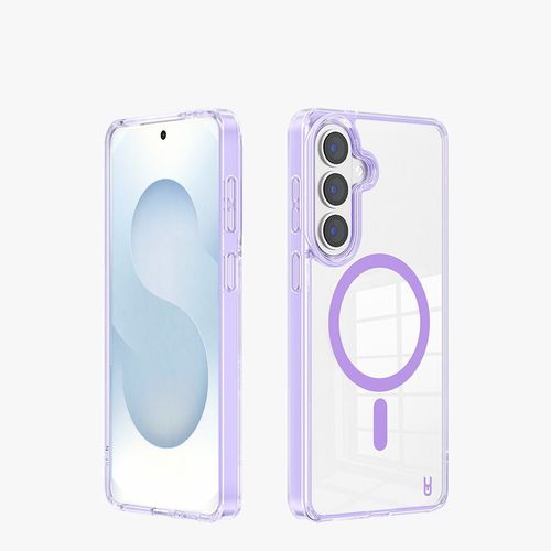 כיסוי Crystal GRIP סגול ל-Samsung Galaxy S26 Ultra – כיסוי שקוף עם אחיזה נוחה והגנה מפני שריטות ונפילות