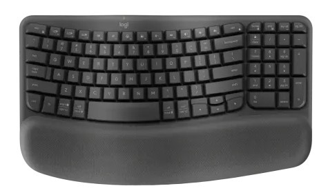 מקלדת אלחוטית ארגונומית Logitech Wave Keys