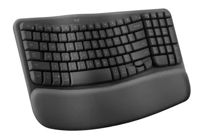 מקלדת אלחוטית ארגונומית Logitech Wave Keys