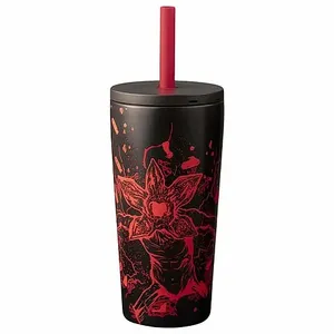 כוס תרמית עם קש 600 מ"ל Bialetti Stranger Things