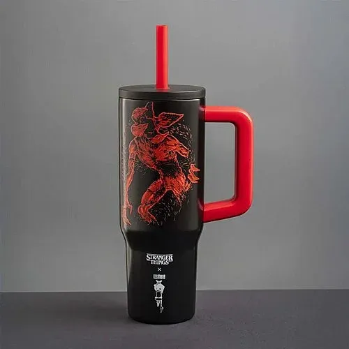 כוס תרמית Bialetti Stranger Things גבוהה עם קש
