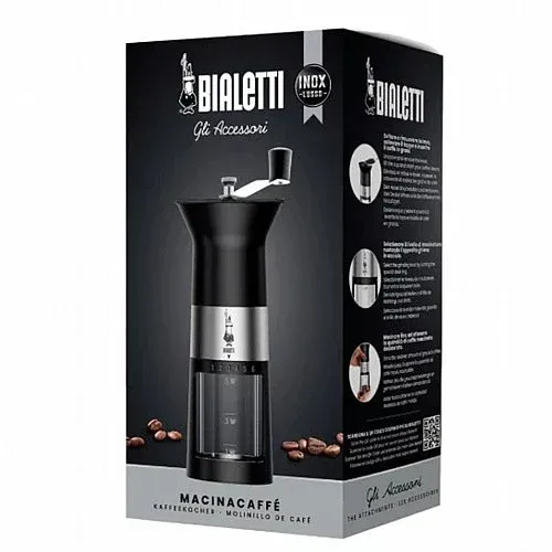 מטחנת קפה ידנית קומפקטית Bialetti