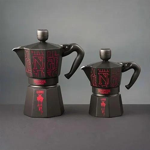מקינטה Bialetti Stranger Things השוואת גדלים