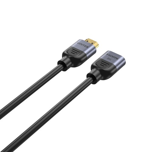 כבל מאריך Unitek HDMI 2.1 Ultra Stream 8K אורך 2 מטר.