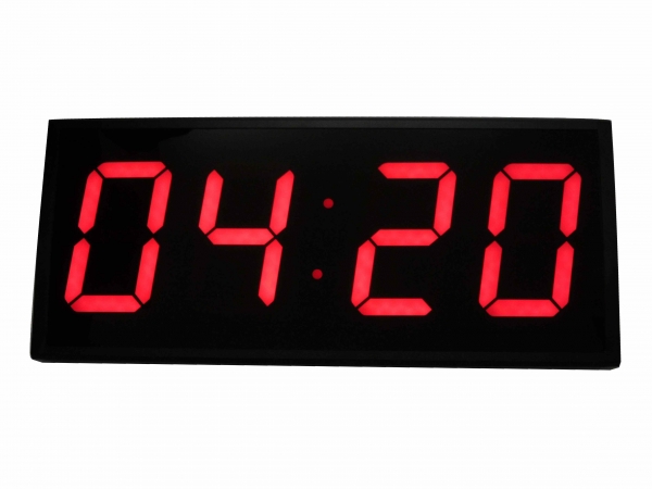 שעון קיר דיגיטלי LED עם שלט