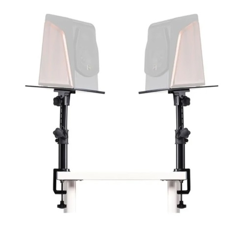 מעמד שולחני למוניטור AWEDA SPS-86 - קליפס פלדה עמיד עם רפידות EVA וזווית ארגונומית 20 מעלות לחוויית צפייה מיטבית