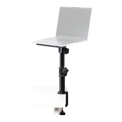 מעמד שולחני למוניטור AWEDA SPS-86 - קליפס פלדה עמיד עם רפידות EVA וזווית ארגונומית 20 מעלות לחוויית צפייה מיטבית