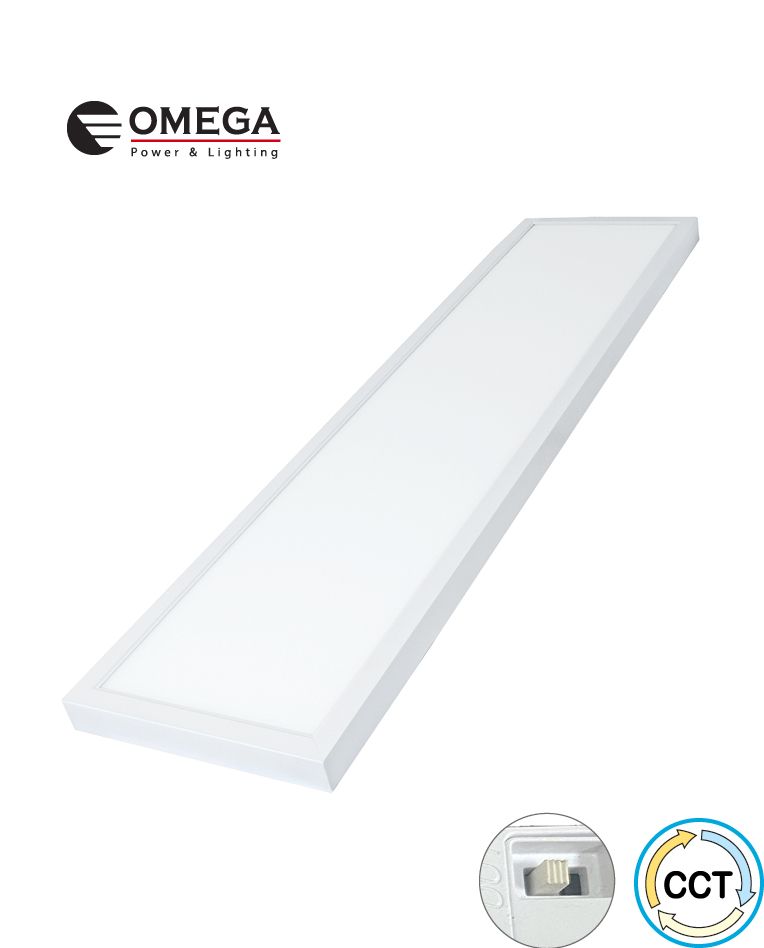 פנל לד ע.הטיח 65W לבן CCT 120X30 אומגה OMEGA
