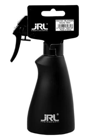 בקבוק התזה מקצועי JRL 150 מ״ל - שחור\לבן