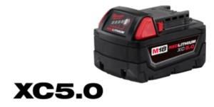  סוללות 5 אמפר M18 XC 5.0 מילווקי - Milwaukee