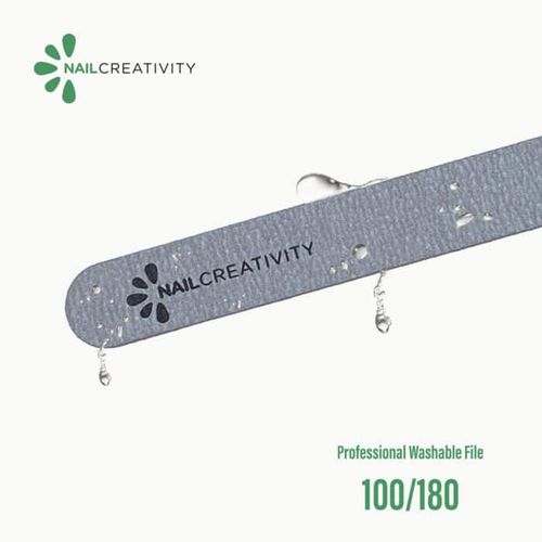 פצירה זברה ישרה 100/180 - מארז 25 יח | Nail Creativity 