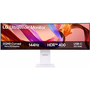 מסך מחשב גיימינג קעור 49" Dual QHD Nano IPS ‏LG