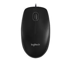 עכבר חוטי LogiTech B100 צבע שחור