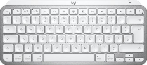 מקלדת אלחוטית Logitech MX Keys Mini for Mac - Pale Gray