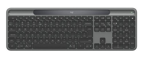 מקלדת אלחוטית עם מנגנון טעינה סולארית +Logitech K980 Signature Slim Solar