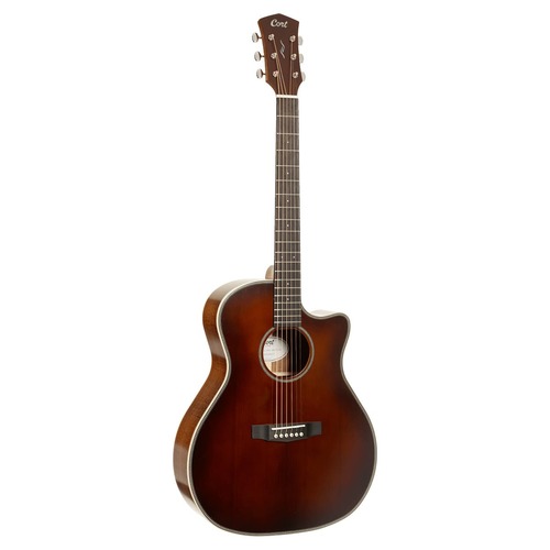 גיטרה אקוסטית מוגברת CORT ES-GA4 SPECIAL BRSG Grand Auditorium Cutaway Torrefied Solid Adirondack