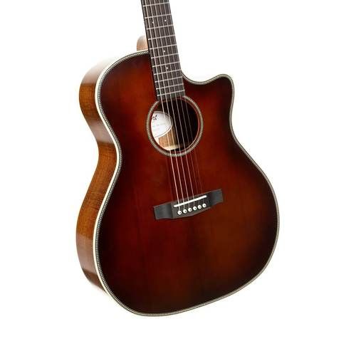גיטרה אקוסטית מוגברת CORT ES-GA4 SPECIAL BRSG Grand Auditorium Cutaway Torrefied Solid Adirondack