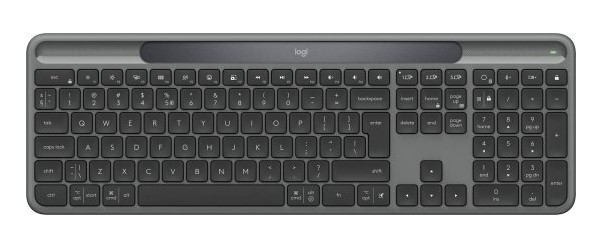 מקלדת אלחוטית עם מנגנון טעינה סולארית +Logitech K980 Signature Slim Solar