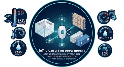 מערכת לניטור טמפרטורה ולחות