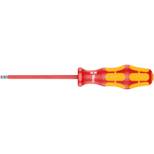 מברג שטוח מבודד 0.6×3.5×100 מ״מ | 1000V | 160 i VDE – Wera