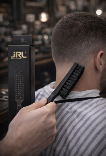 מברשת JRL לניקוי שיער -צרה שחורה דגם 201-10