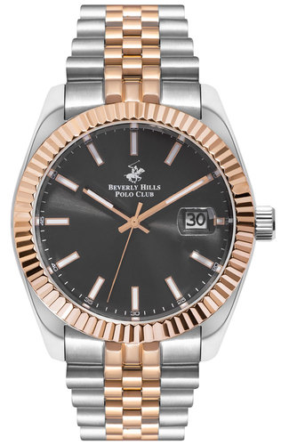 שעון Beverly Hills Polo Club BP3018X.560 – דו־גוני כסף ורוז גולד