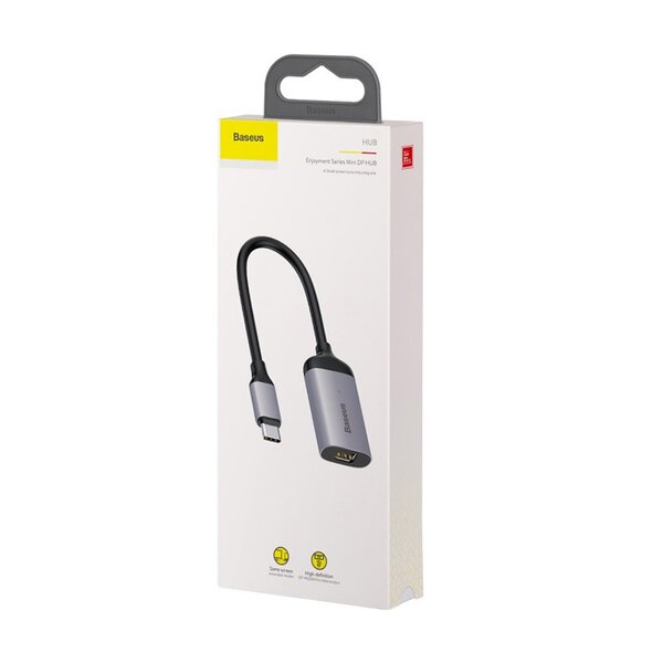 מתאם ותחנת עגינה Baseus Enjoyment Series USB-C to Mini DP Hub Adapter