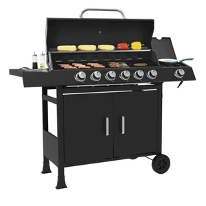 גריל גז 6 מבערי נירוסטה עם כירת צד 75,000BTU דגם SIRIUS LIVING PARILLA-75K 