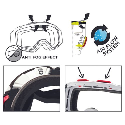 משקף אבק ETHEN 05R FOR RACE לב/אד/כח עדשה אדומה