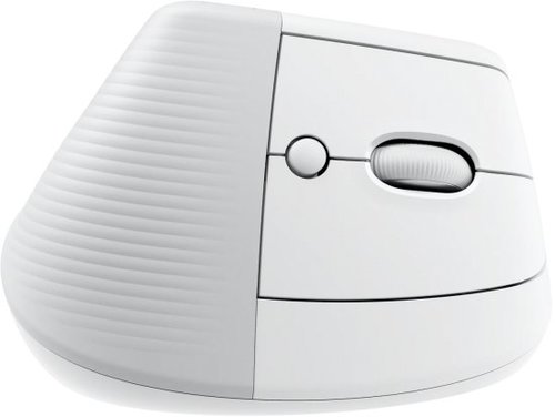 עכבר אלחוטי ארגונומי אנכי Logitech Lift Vertical - צבע לבן 