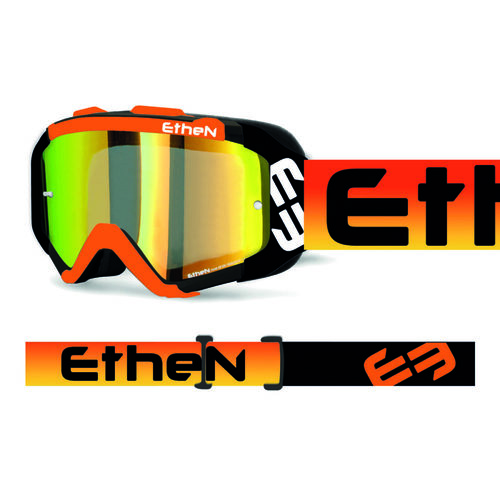 משקף אבק ETHEN 05R FOR RACE שח/צה/כת עדשה זהב