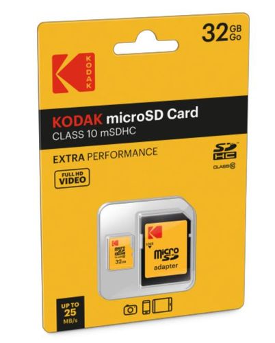 כרטיס זיכרון Kodak Micro SD Card 32GB
