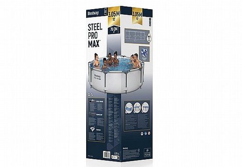 בריכת שחייה עגולה 3.05X76 דגם 56406 BESTWAY