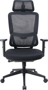 כיסא משרדי אורתופדי כולל משענת ראש דגם CARBON INFINIA