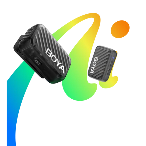 Boya Boyamic 2 - המיקרופון האלחוטי המיני הראשון בעולם המופעל על ידי בינה מלאכותית