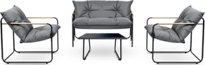 מערכת ישיבה מעוצבת למרפסת ולגינה דגם Comfort4U SORANO VIBE
