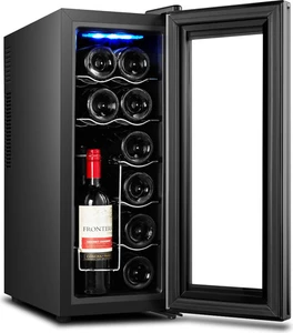 מקרר יינות עד 12 בקבוקים דגם SIRIUS LIVING WCR-65