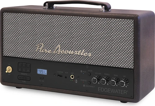 רמקול נייד בלוטוס סטריאו 100W דגם Pure Acoustics EDGEWATER-BROWN צבע חום 