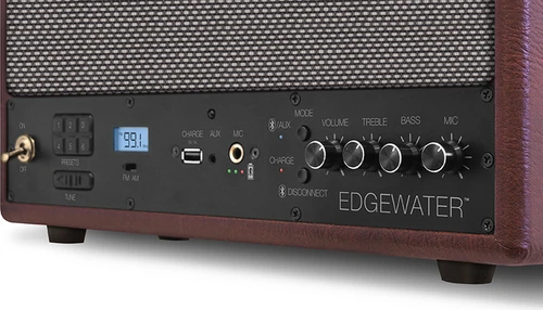 רמקול נייד בלוטוס סטריאו 100W דגם Pure Acoustics EDGEWATER-BROWN צבע חום 