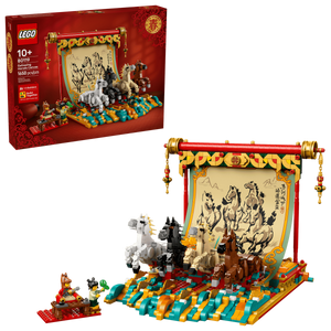 לגו Chinese Festivals – קנבס סוסים דוהרים (80119) LEGO