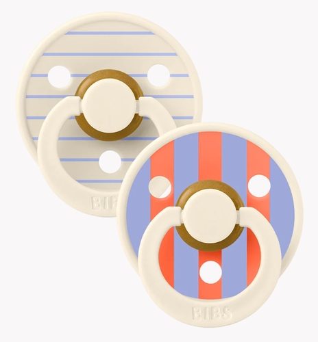 זוג מוצצי לטקס  Colour מידה 1 לגיל 0+חודשים BIBS