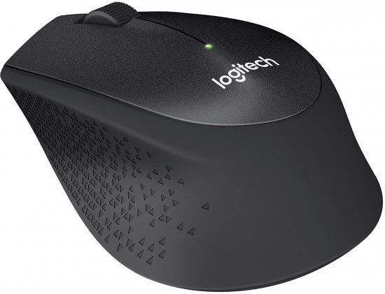 עכבר אלחוטי שקט Logitech M330 Silent Plus - צבע שחור