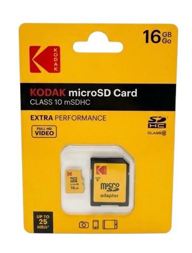 כרטיס זיכרון קודאק - 16GB Micro SD