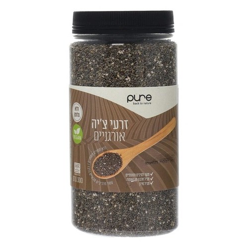 זרעי צ'יה אורגניים 300 גרם