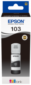 בקבוק דיו שחור מקורי EPSON 103 65ml C13T00S14A (4,500 דפים) אפסון