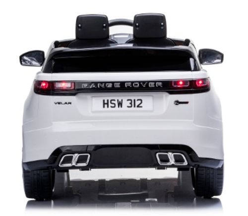 מכונית ממונעת 12V לילדים Range Rover Velar צמיגי EVA, שלט רחוק, אורות ומושב כפול - ורוד