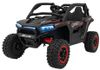 רכב שטח חשמלי ממונע לילדים XMX 24V עם גלגלי גומי EVA, שלט חכם ואורות LED קדמיים - שחור