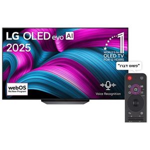 טלוויזיה חכמה "65 4K OLED evo Ai CS5 דגם LG OLED65CS5VA